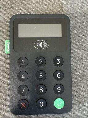 Contactless Card Reader — Black PayPal zettle